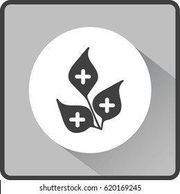 Medicinal plant. Icon.