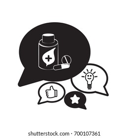 Medicinal plant. Icon.