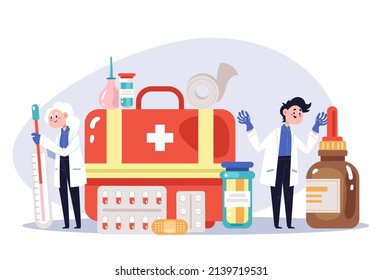 Medicine abstact design element illustration concept