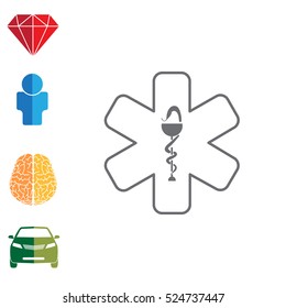 medicine (ambulance) icon