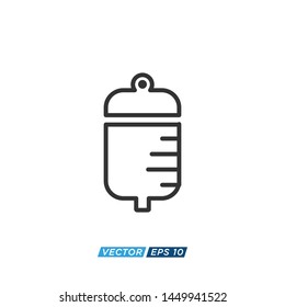 Medicine Bag Icon Icon Vector Design Illustration 