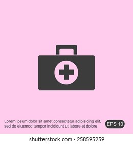 Medicine Bag vector icon