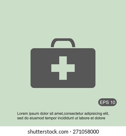 Medicine Bag vector icon