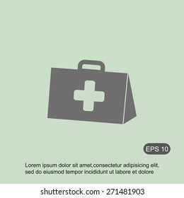 Medicine Bag vector icon