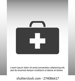 Medicine Bag vector icon