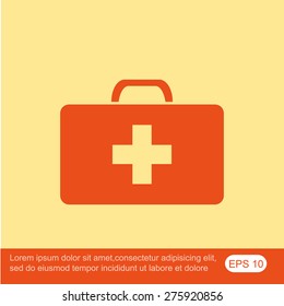 Medicine Bag vector icon
