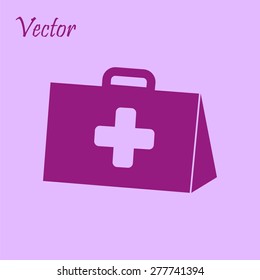 Medicine Bag vector icon