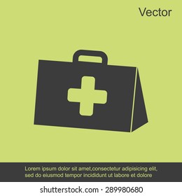 Medicine Bag vector icon 