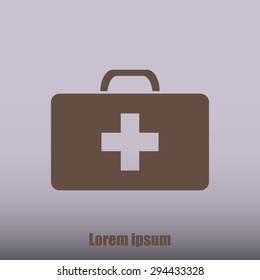 Medicine Bag vector icon 
