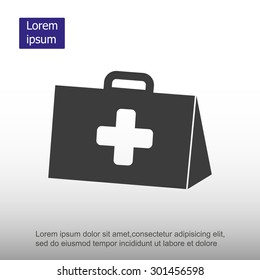 Medicine Bag vector icon
