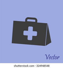 Medicine Bag vector icon