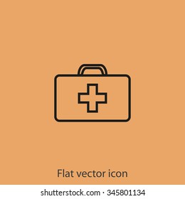 Medicine Bag vector icon