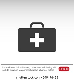 Medicine Bag vector icon