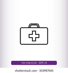 Medicine Bag vector icon