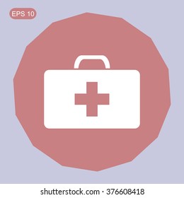 Medicine Bag vector icon