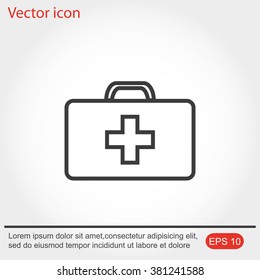 Medicine Bag vector icon