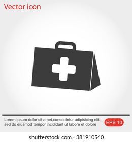 Medicine Bag vector icon