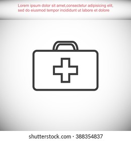 Medicine Bag vector icon
