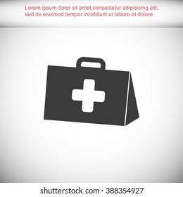 Medicine Bag vector icon