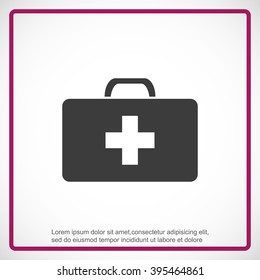 Medicine Bag vector icon