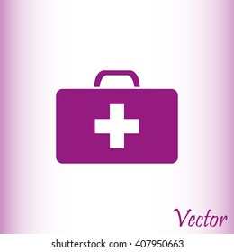 Medicine Bag vector icon

