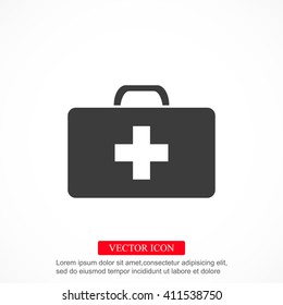 Medicine Bag vector icon
