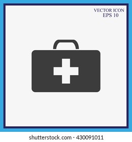 Medicine Bag vector icon
