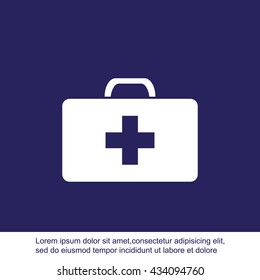 Medicine Bag vector icon
