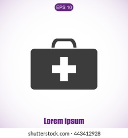 Medicine Bag vector icon
