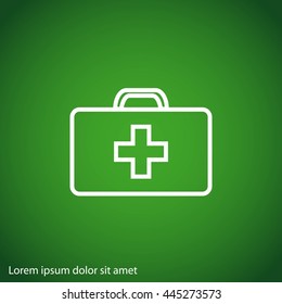Medicine Bag vector icon
