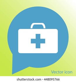 Medicine Bag vector icon
