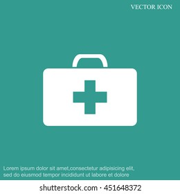 Medicine Bag vector icon
