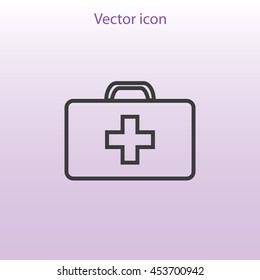 Medicine Bag vector icon