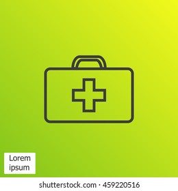 Medicine Bag vector icon