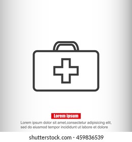 Medicine Bag vector icon
