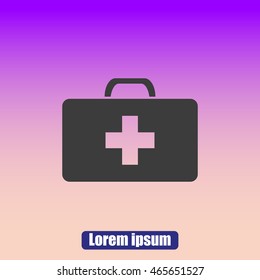 Medicine Bag vector icon