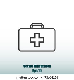 Medicine Bag vector icon