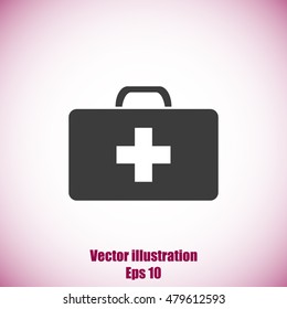 Medicine Bag vector icon
