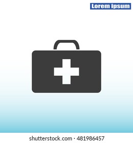 Medicine Bag vector icon