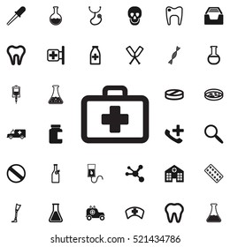 Medicine Bag vector icon 