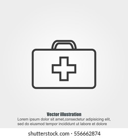 Medicine Bag vector icon