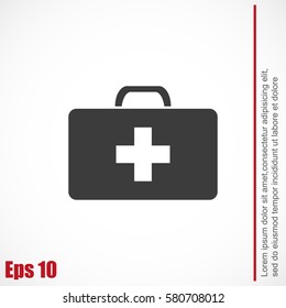 Medicine Bag vector icon