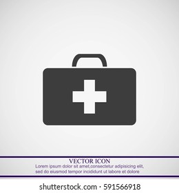 Medicine Bag vector icon