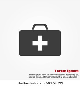 Medicine Bag vector icon