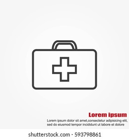 Medicine Bag vector icon