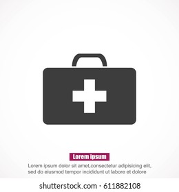 Medicine Bag vector icon
