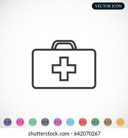 Medicine Bag vector icon