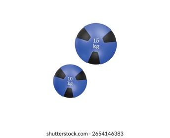 medicine ball icon 3d illustration render