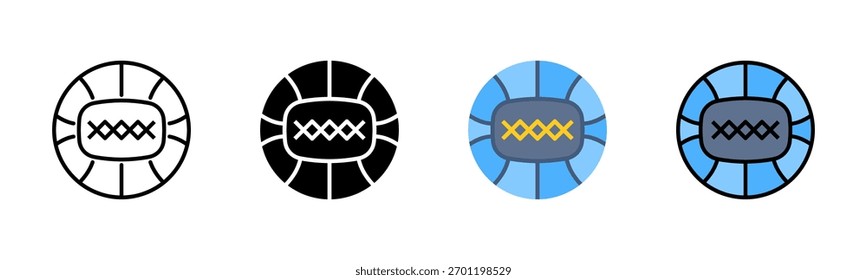 Medicine Ball Icon Pack In Multiple Styles
