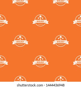 Medicine biology pattern vector orange for any web design best